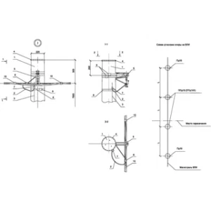 IEK Опора ППд151 деревянная промежуточная переходная одноцепная - ASIP-DER-OPR-151-00-25 IEK Опора ППд151 деревянная промежуточная переходная одноцепная - ASIP-DER-OPR-151-00-25