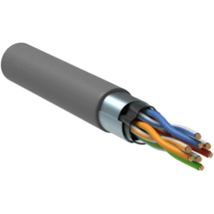 IEK Кабель витая пара F/UTP кат.5E 100МГц 4 пары PVC INDOOR 1м серый GENERICA - BC1-C5E04-311-305-G IEK Кабель витая пара F/UTP кат.5E 100МГц 4 пары PVC INDOOR 1м серый GENERICA - BC1-C5E04-311-305-G