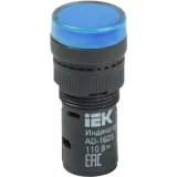 IEK Лампа AD16DS(LED)матрица d=16мм синий 36В AC/DC