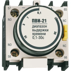 IEK Приставка ПВИ-23 задержка на выключение 0,1-3сек 1з+1р - KPV20-11-3 IEK Приставка ПВИ-23 задержка на выключение 0,1-3сек 1з+1р - KPV20-11-3