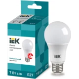 IEK Лампа светодиодная A60 шар 7Вт 230В 4000К E27