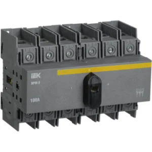 IEK Выключатель-разъединитель модульный ВРМ-3 3P 100А - MVR30-3-100 IEK Выключатель-разъединитель модульный ВРМ-3 3P 100А - MVR30-3-100