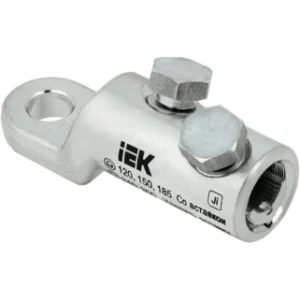 IEK Наконечник болтовой луженый НБЛ 120-300-16/2 35кВ - UNB11-120-300-02-35 IEK Наконечник болтовой луженый НБЛ 120-300-16/2 35кВ - UNB11-120-300-02-35